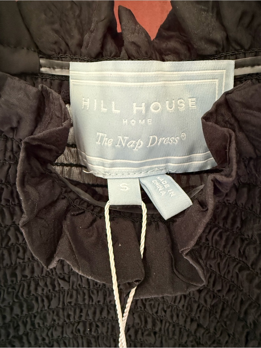 Hill House Ribbon Ellie Nap Dress, Rare Black Jacquard, Size Small - Picture 6 of 9